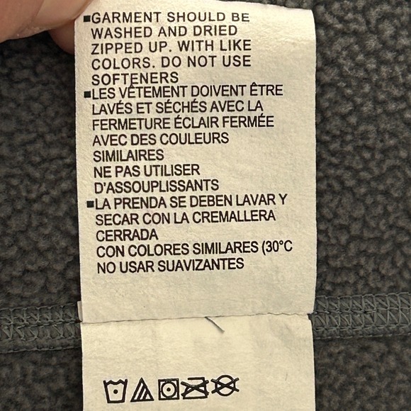 Under Armour Fleece Vest Mens Medium Gray Gorpcore Athletic Full Zip Layering - Picture 7 of 9